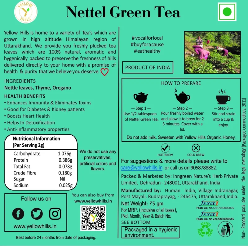 Nettle Green Tea - Image 2