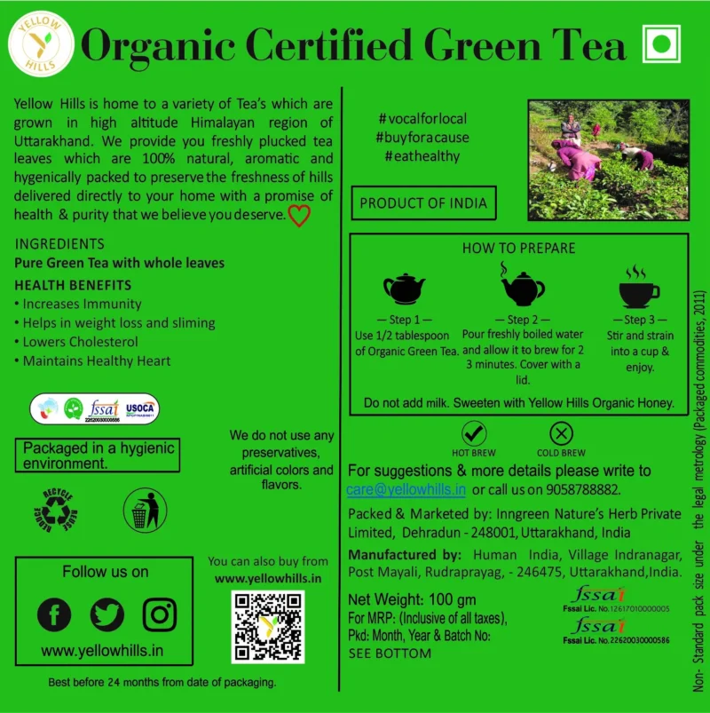 Organic Green Tea - Image 2